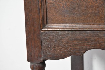 イギリスアンティーク　オーク材　引き出し付きカップボード　(R-087014)