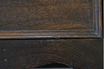 イギリスアンティーク　オーク材　引き出し付きカップボード　(R-087014)