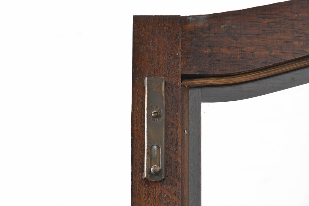 イギリスアンティーク　オーク材　小振りなビューローブックケース　(R-087015)