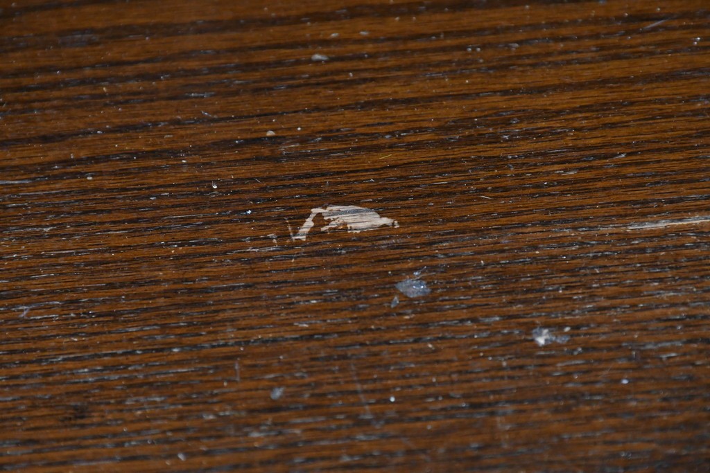 イギリスアンティーク　オーク材　小振りなビューローブックケース　(R-087015)