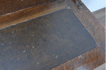 イギリスアンティーク　オーク材　小振りなビューローブックケース　(R-087015)