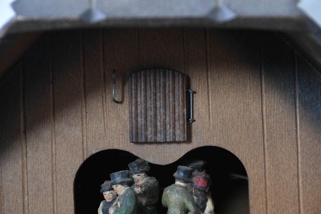 中古　美品　REUGE(リュージュ)　スイス製オルゴール付き　シャレーデザインの鳩時計　(R-087018)