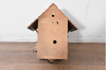 中古　美品　REUGE(リュージュ)　スイス製オルゴール付き　シャレーデザインの鳩時計　(R-087018)