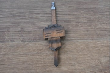 中古　美品　REUGE(リュージュ)　スイス製オルゴール付き　シャレーデザインの鳩時計　(R-087018)