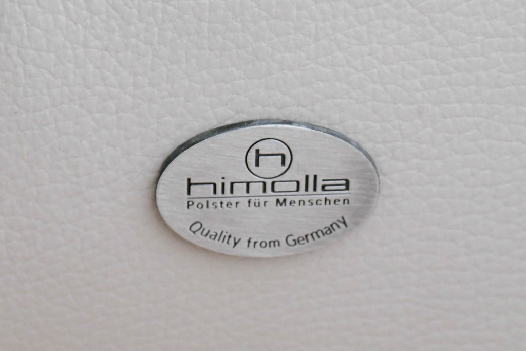 中古　IDC大塚家具取り扱い　himolla(ヒモラ)　ハーゲン　model.9805　総革張りの3人掛けソファ　定価約49万円　(R-087020)