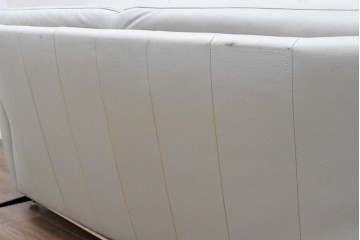 中古　IDC大塚家具取り扱い　himolla(ヒモラ)　ハーゲン　model.9805　総革張りの3人掛けソファ　定価約49万円　(R-087020)