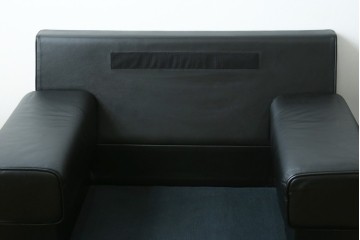 中古　美品　天童木工　T-7230WB-BL　最高級ラインのイージーチェア2脚セット　定価(2脚合計)約200万円　(R-087023)