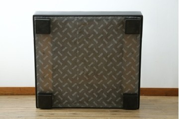 中古　美品　天童木工　T-7230WB-BL　最高級ラインのイージーチェア2脚セット　定価(2脚合計)約200万円　(R-087023)