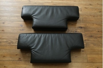 中古　美品　天童木工　T-7230WB-BL　最高級ラインのイージーチェア2脚セット　定価(2脚合計)約200万円　(R-087023)