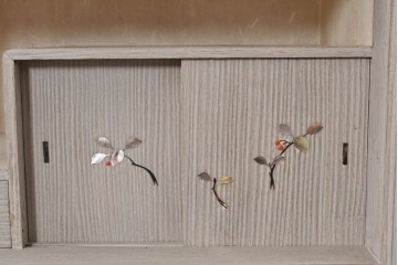 和製ヴィンテージ　総桐材　木象嵌入りの小箪笥　(R-087026)