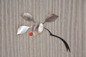 和製ヴィンテージ　総桐材　木象嵌入りの小箪笥　(R-087026)