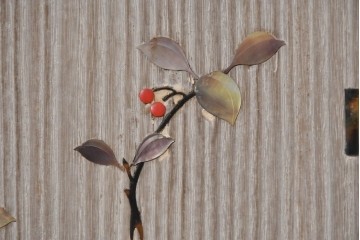 和製ヴィンテージ　総桐材　木象嵌入りの小箪笥　(R-087026)