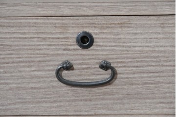 和製ヴィンテージ　総桐材　木象嵌入りの小箪笥　(R-087026)