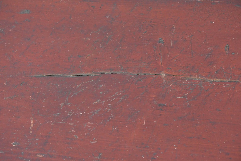 和製アンティーク　明治大正期　前面欅(ケヤキ)材　重厚な鉄金具と横桟戸が存在感を放つ松本帳場箪笥　(R-087027)