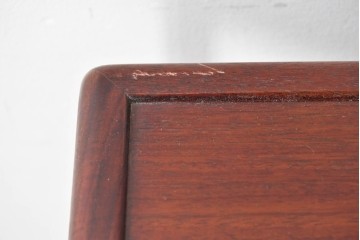 和製ヴィンテージ　力峯作　総紫檀(シタン)材　内部(桐材)　引き出し8杯付きで収納力も抜群の飾り棚　定価推定約60万円　(R-087028)