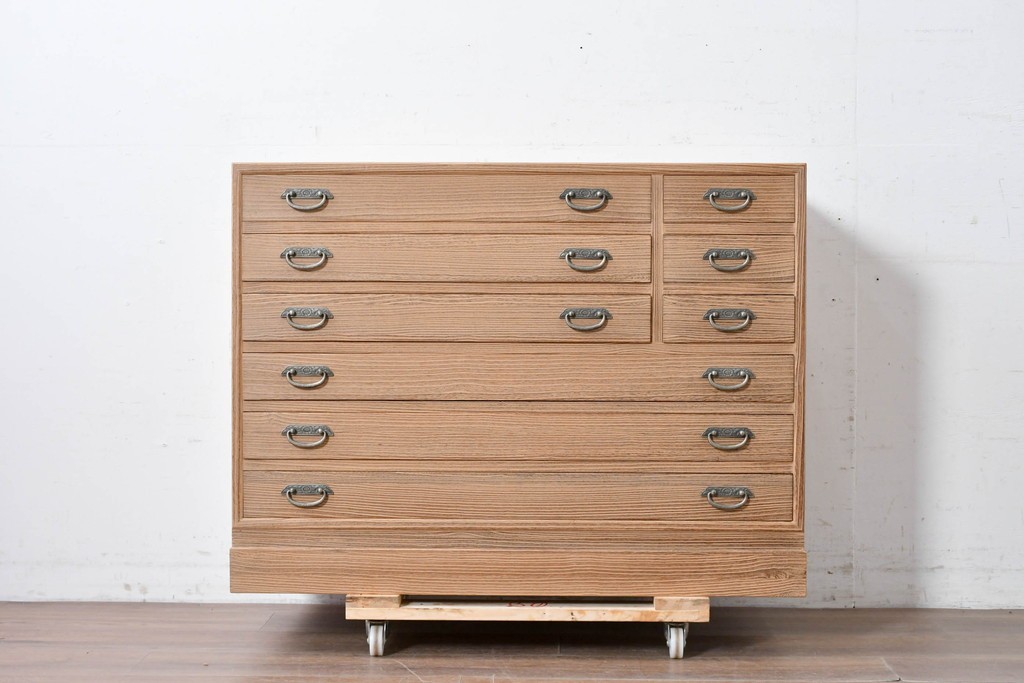 中古　美品　さが美　端正な佇まいの加茂総桐箪笥　定価約65万円　(R-087031)