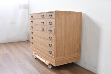 中古　美品　さが美　端正な佇まいの加茂総桐箪笥　定価約65万円　(R-087031)