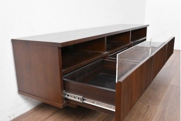 中古　美品　a.flat(エーフラット)　アジアンモダン　縦リブデザインが印象的なテレビボード　(R-087034)