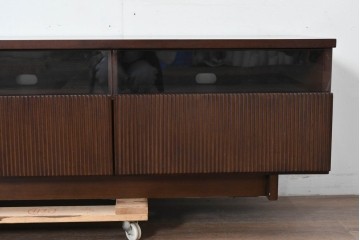 中古　美品　a.flat(エーフラット)　アジアンモダン　縦リブデザインが印象的なテレビボード　(R-087034)