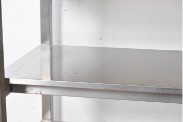 中古　希少な廃番品　IKEA(イケア)　希少モデル　しっかりとした作りのステンレスシェルフ　(R-087035)