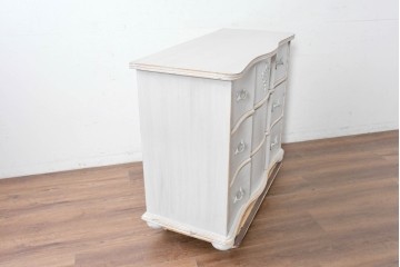 中古　美品　サラグレース(Sarah Grace)取り扱い　BLANC D'IVOIRE(ブランディボワール)　フレンチクラシックのチェスト　定価約22万円　(R-087036)