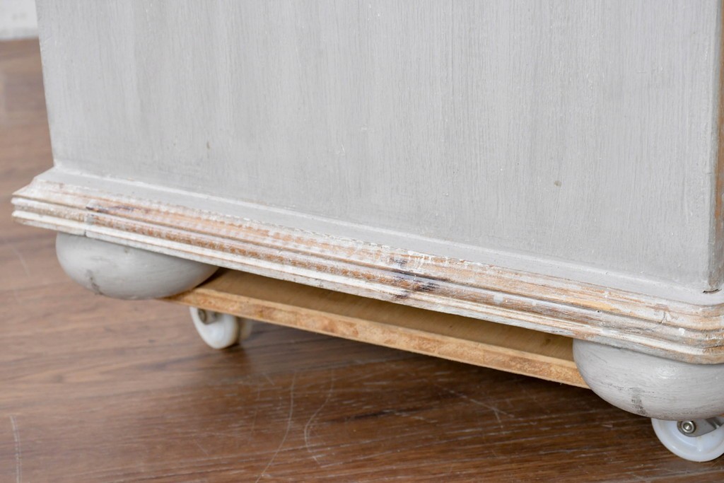 中古　美品　サラグレース(Sarah Grace)取り扱い　BLANC D'IVOIRE(ブランディボワール)　フレンチクラシックのチェスト　定価約22万円　(R-087036)