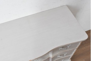 中古　美品　サラグレース(Sarah Grace)取り扱い　BLANC D'IVOIRE(ブランディボワール)　フレンチクラシックのチェスト　定価約22万円　(R-087036)