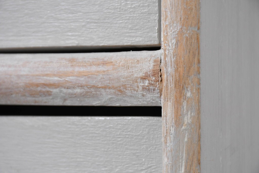 中古　美品　サラグレース(Sarah Grace)取り扱い　BLANC D'IVOIRE(ブランディボワール)　フレンチクラシックのチェスト　定価約22万円　(R-087036)