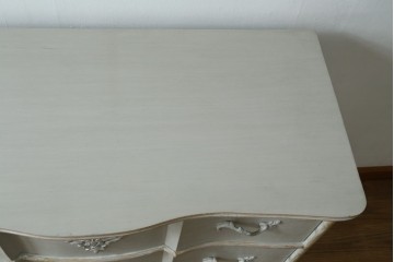 中古　美品　サラグレース(Sarah Grace)取り扱い　BLANC D'IVOIRE(ブランディボワール)　フレンチクラシックのチェスト　定価約22万円　(R-087036)