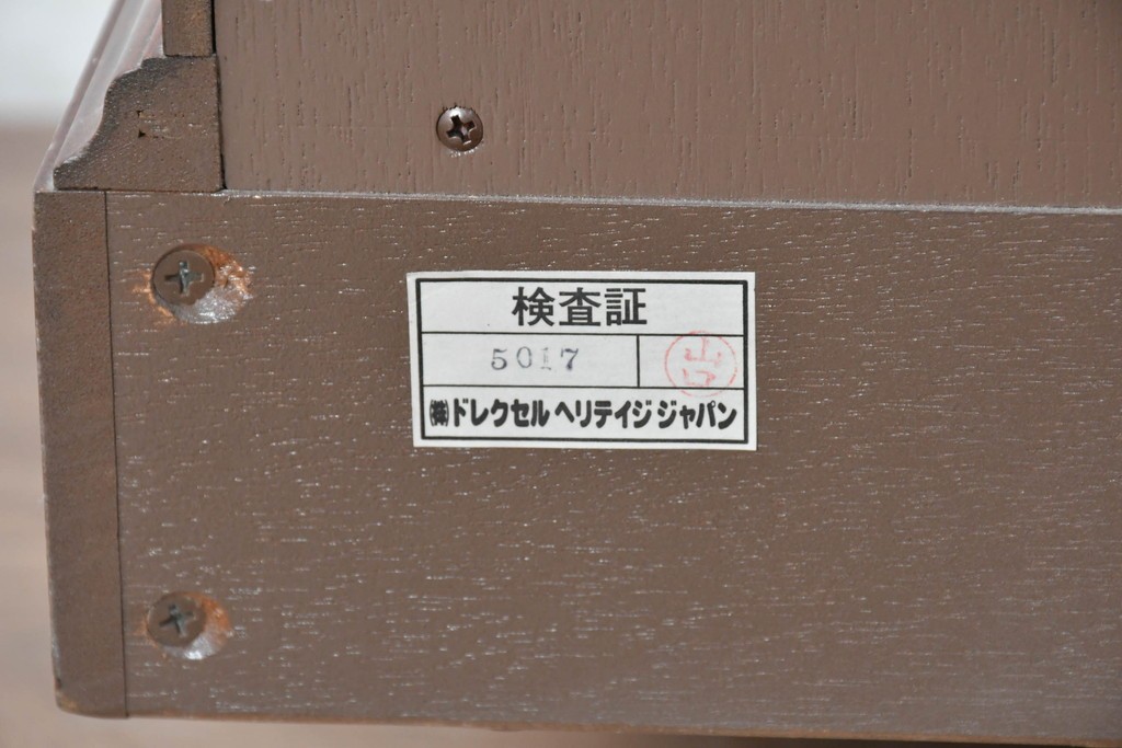 中古　DREXEL HERITAGE JAPAN(ドレクセルヘリテイジジャパン)　Triune(トライユン)　マホガニー材　クラシカルなサイドボード　(R-087038)