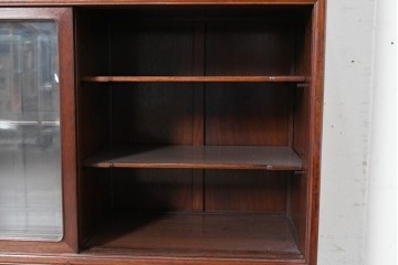 中古　高級品　伊勢丹デパート取り扱い品　指物工芸家具　花梨(カリン)材　職人手作りの小ぶりな茶箪笥　定価約36万円　(R-087040)