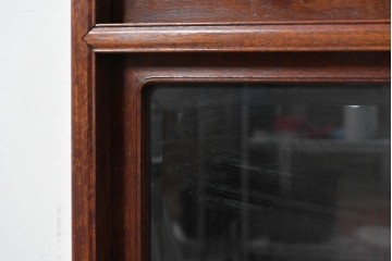 中古　高級品　伊勢丹デパート取り扱い品　指物工芸家具　花梨(カリン)材　職人手作りの小ぶりな茶箪笥　定価約36万円　(R-087040)