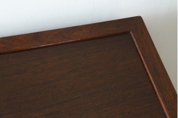 中古　高級品　伊勢丹デパート取り扱い品　指物工芸家具　花梨(カリン)材　職人手作りの小ぶりな茶箪笥　定価約36万円　(R-087040)