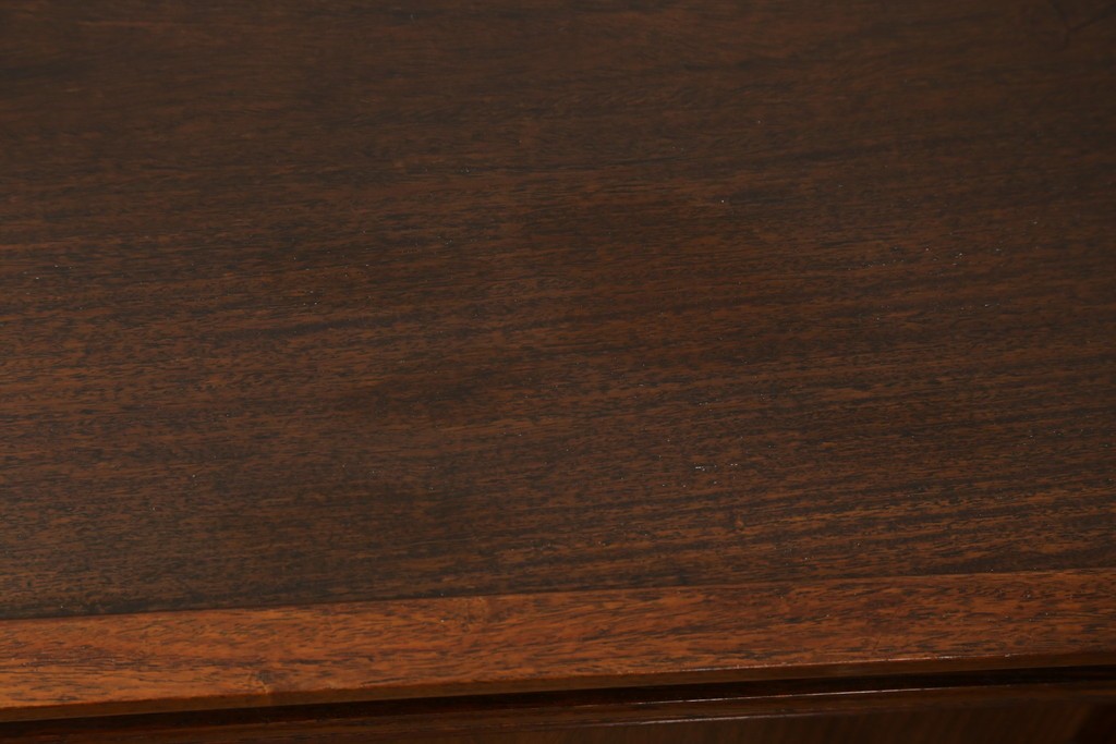 中古　高級品　伊勢丹デパート取り扱い品　指物工芸家具　花梨(カリン)材　職人手作りの小ぶりな茶箪笥　定価約36万円　(R-087040)