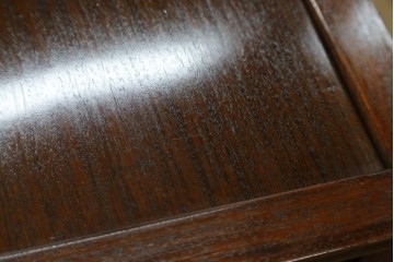 中古　高級品　伊勢丹デパート取り扱い品　指物工芸家具　花梨(カリン)材　職人手作りの小ぶりな茶箪笥　定価約36万円　(R-087040)