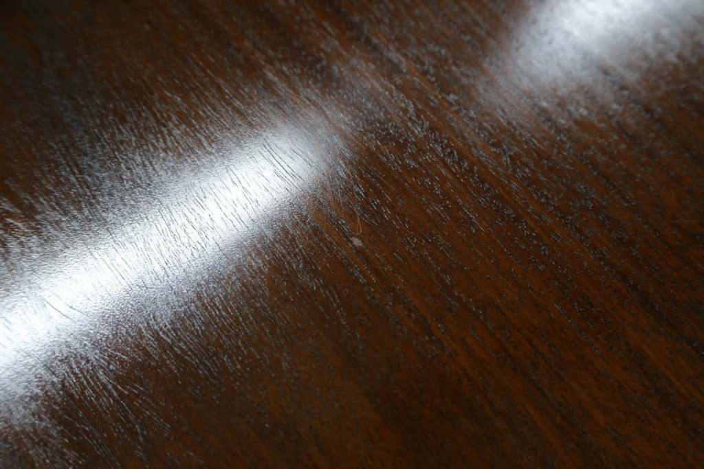 中古　高級品　伊勢丹デパート取り扱い品　指物工芸家具　花梨(カリン)材　職人手作りの小ぶりな茶箪笥　定価約36万円　(R-087040)