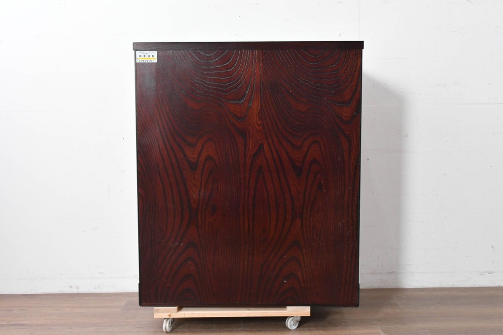 中古　美品　特注モデル　岩谷堂箪笥　重厚感あふれる引き出し13杯の整理箪笥　(R-087041)