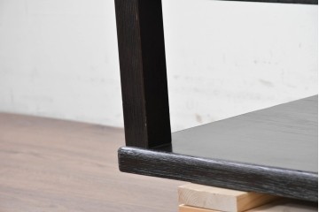 中古　美品　高級品　国産工芸家具　現代和具　NOBUYA MATSUOKA　松岡漆工　浮造り加工の和モダンなチェスト　定価約48万円　(R-087042)