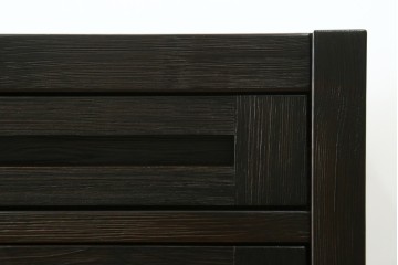 中古　美品　高級品　国産工芸家具　現代和具　NOBUYA MATSUOKA　松岡漆工　浮造り加工の和モダンなチェスト　定価約48万円　(R-087042)
