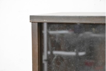 和製ヴィンテージ　maruni(マルニ木工)　使い勝手の良いガラス戸棚　(R-087043)