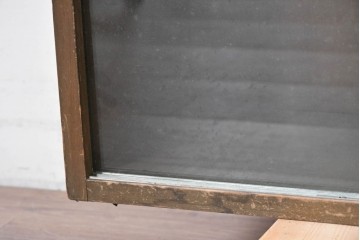 和製ヴィンテージ　maruni(マルニ木工)　使い勝手の良いガラス戸棚　(R-087043)