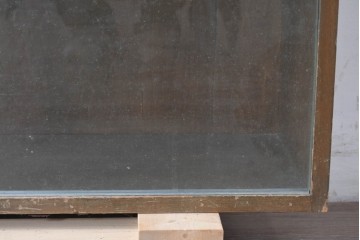 和製ヴィンテージ　maruni(マルニ木工)　使い勝手の良いガラス戸棚　(R-087043)