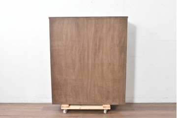 和製ヴィンテージ　maruni(マルニ木工)　使い勝手の良いガラス戸棚　(R-087043)