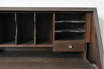 和製ヴィンテージ　maruni(マルニ木工)　上品なライティングビューロー　(R-087044)