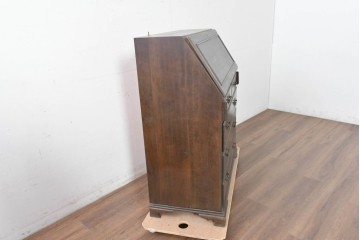 和製ヴィンテージ　maruni(マルニ木工)　上品なライティングビューロー　(R-087044)