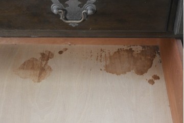 和製ヴィンテージ　maruni(マルニ木工)　上品なライティングビューロー　(R-087044)