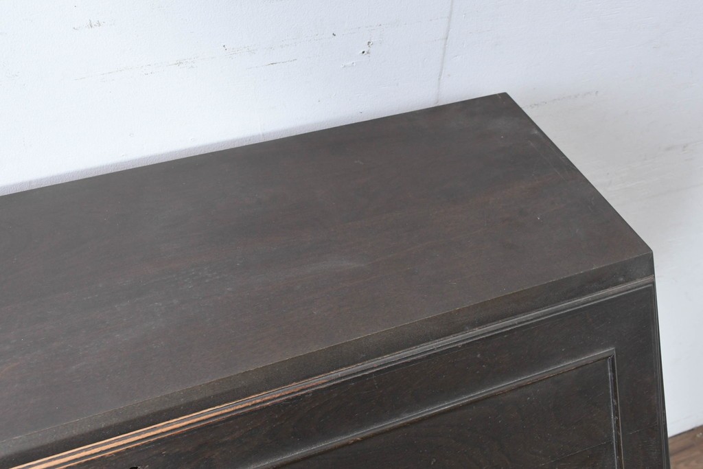 和製ヴィンテージ　maruni(マルニ木工)　上品なライティングビューロー　(R-087044)