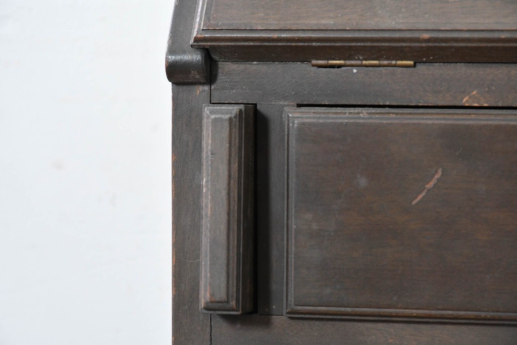 和製ヴィンテージ　maruni(マルニ木工)　上品なライティングビューロー　(R-087044)