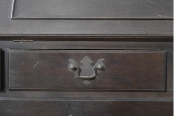 和製ヴィンテージ　maruni(マルニ木工)　上品なライティングビューロー　(R-087044)