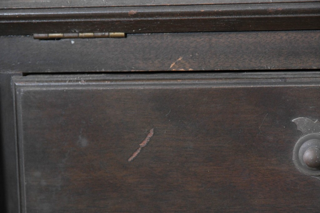 和製ヴィンテージ　maruni(マルニ木工)　上品なライティングビューロー　(R-087044)